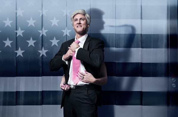 Matt Dyktynski as Bill Clinton in Clinton: The Musical, image by Robert Frith